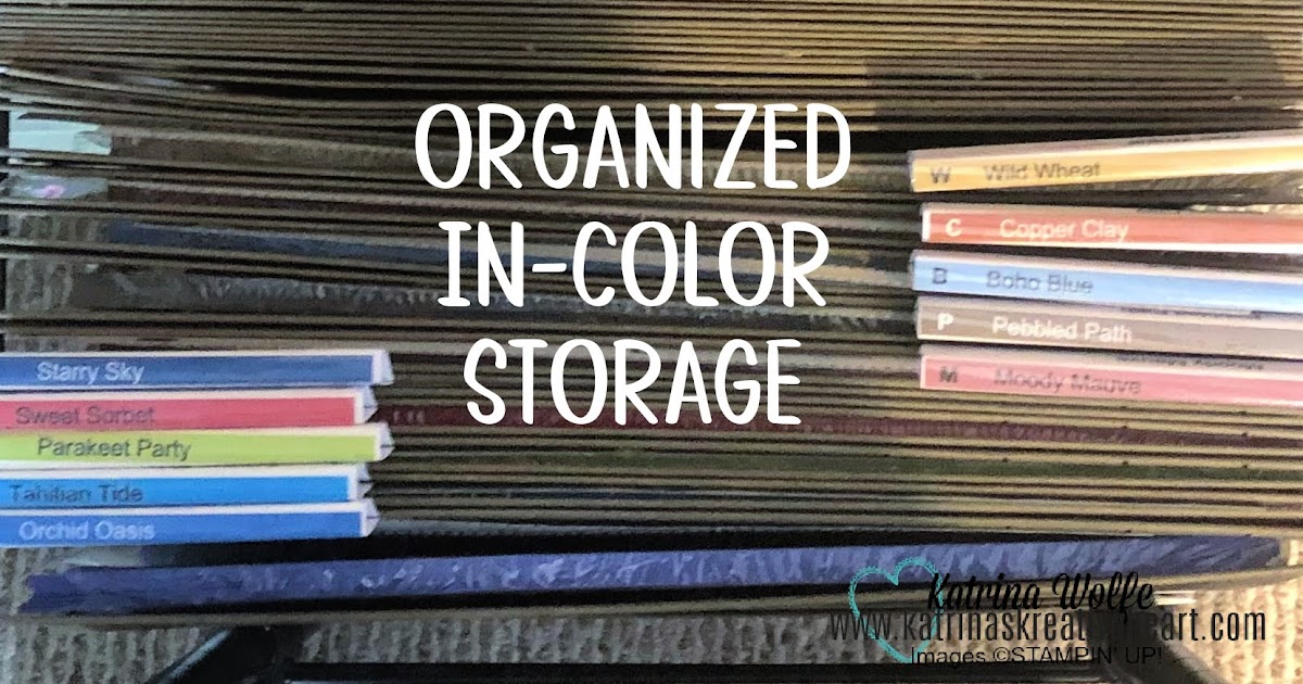 Katrina's Kreative Heart: Organizing Colored Cardstock: A Guide to